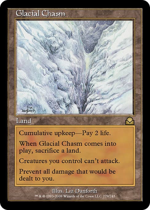 Glacial Chasm from Masters Edition II (Rare)