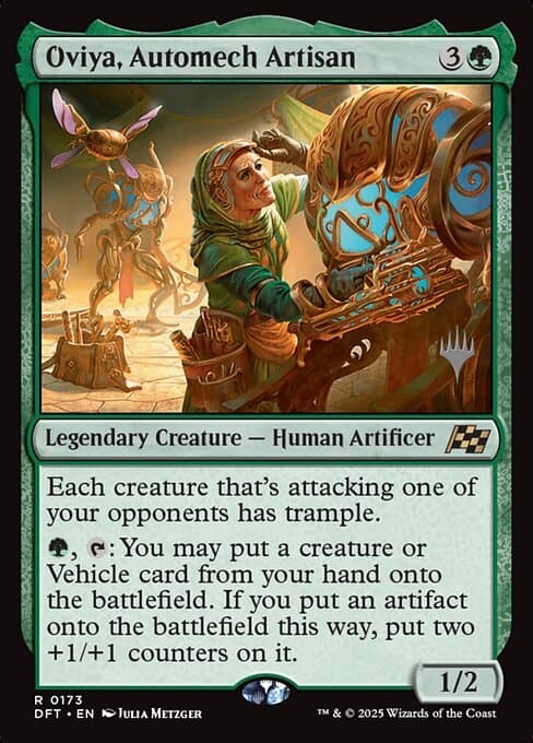 Oviya, Automech Artisan from Aetherdrift Promos (Rare)