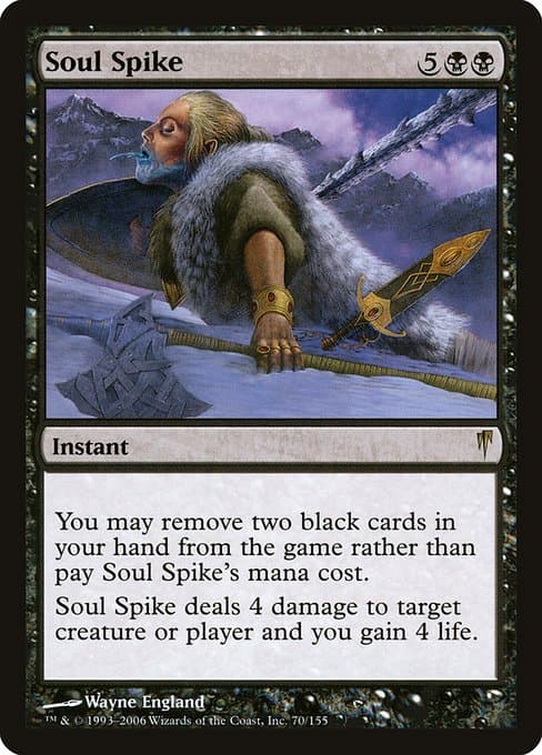 Soul Spike from Coldsnap (Rare)