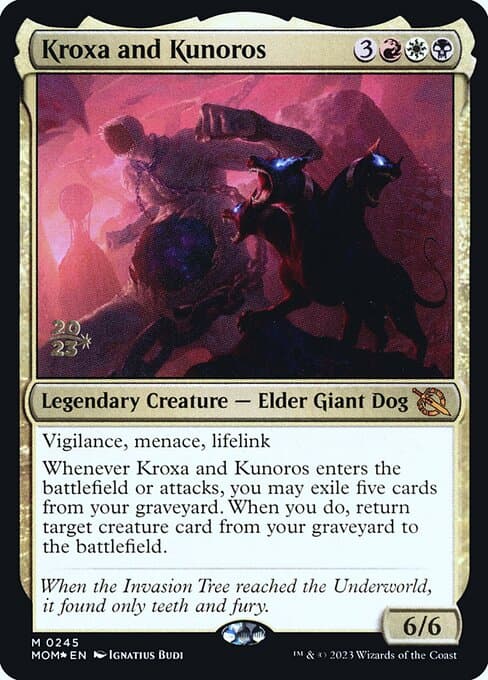Kroxa and Kunoros from March of the Machine Promos (Mythic)