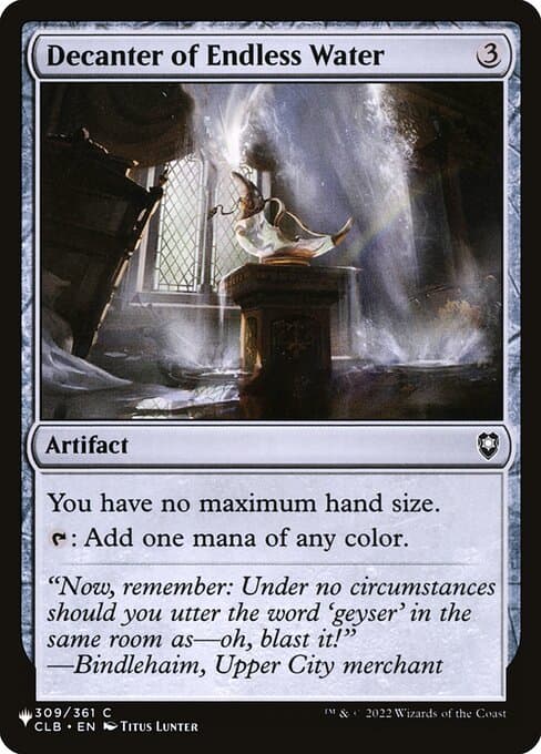 Decanter of Endless Water from The List (Common)