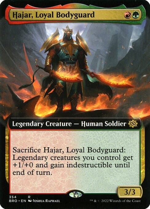 Hajar, Loyal Bodyguard from The Brothers' War (Rare)