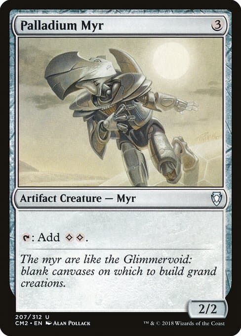 Palladium Myr from Commander Anthology Volume II (Uncommon)