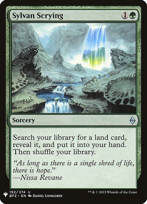 Sylvan Scrying from The List (Uncommon)