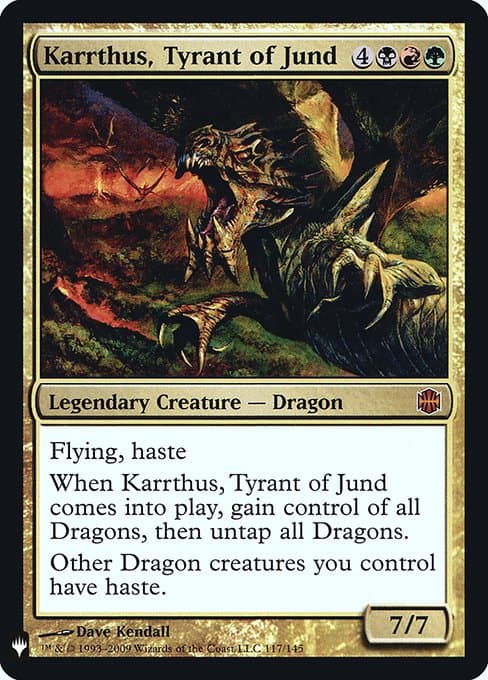 Karrthus, Tyrant of Jund from The List (Mythic)