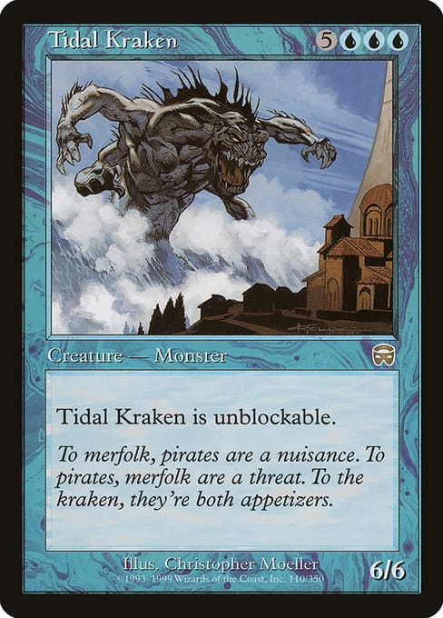 Tidal Kraken from Mercadian Masques (Rare)