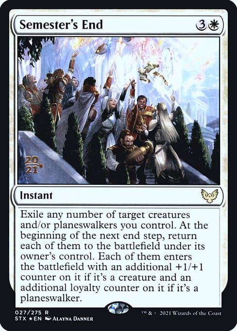 Semester's End from Strixhaven: School of Mages Promos (Rare)