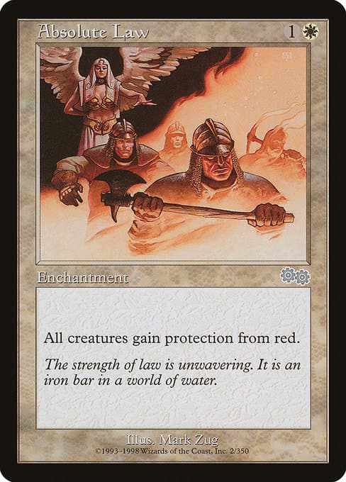 Absolute Law from Urza's Saga (Uncommon)