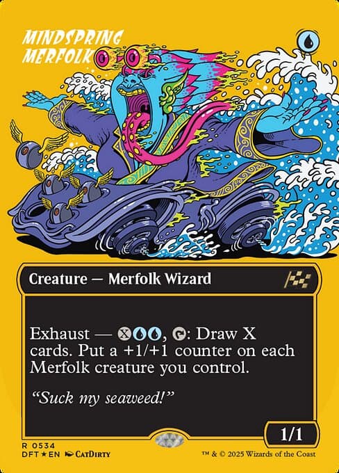 Mindspring Merfolk from Aetherdrift (Rare)
