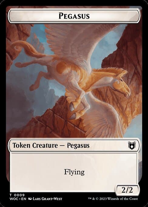 Pegasus from Wilds of Eldraine Commander Tokens (Common)