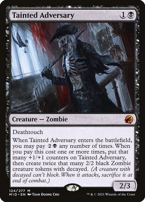Tainted Adversary from Innistrad: Midnight Hunt (Mythic)