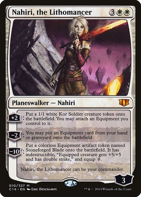 Nahiri, the Lithomancer from Commander 2014 (Mythic)