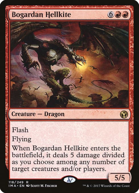 Bogardan Hellkite from Iconic Masters (Rare)