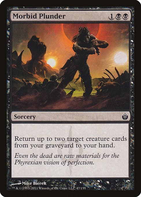 Morbid Plunder from Mirrodin Besieged (Common)