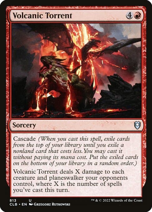 Volcanic Torrent from Commander Legends: Battle for Baldur's Gate (Uncommon)
