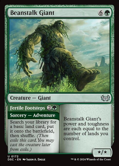 Beanstalk Giant // Fertile Footsteps (Uncommon)