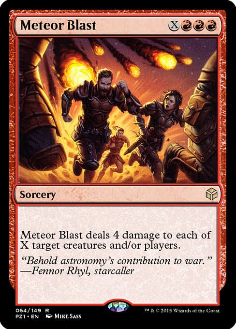 Meteor Blast from Legendary Cube Prize Pack (Rare)