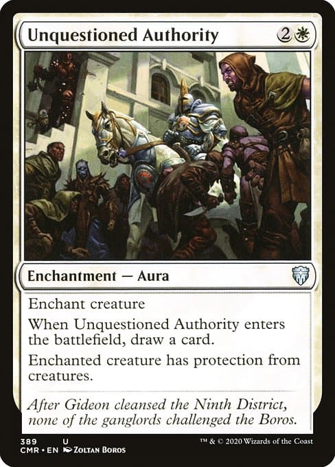 Unquestioned Authority from Commander Legends (Uncommon)