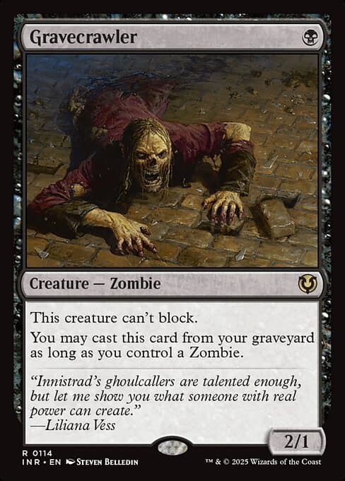 Gravecrawler from Innistrad Remastered (Rare)