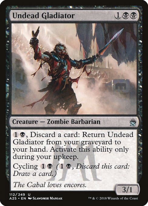 Undead Gladiator from Masters 25 (Uncommon)