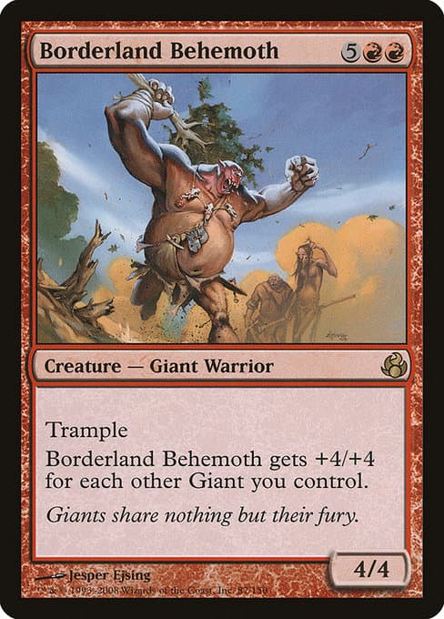 Borderland Behemoth from Morningtide (Rare)