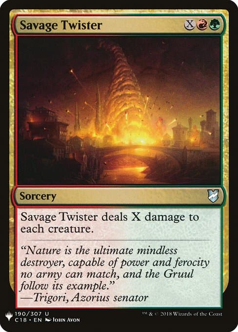 Savage Twister from The List (Uncommon)