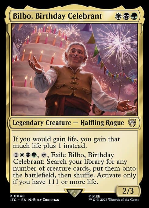 Bilbo, Birthday Celebrant (Rare)
