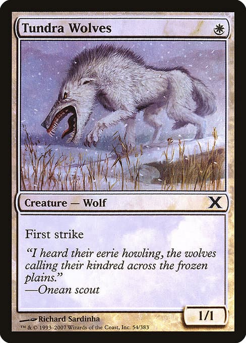 Tundra Wolves from Tenth Edition (Common)
