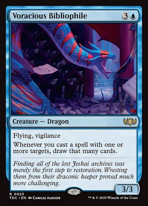 Voracious Bibliophile from Tarkir: Dragonstorm Commander (Rare)
