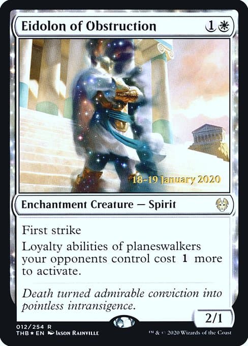 Eidolon of Obstruction from Theros Beyond Death Promos (Rare)