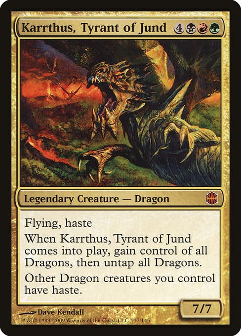 Karrthus, Tyrant of Jund from Alara Reborn (Mythic)