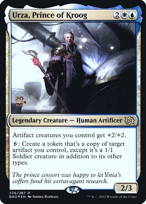 Urza, Prince of Kroog from The Brothers' War Promos (Rare)