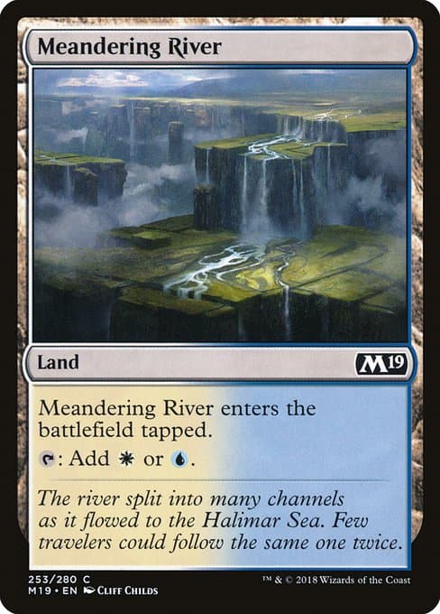 Meandering River from Core Set 2019 (Common)