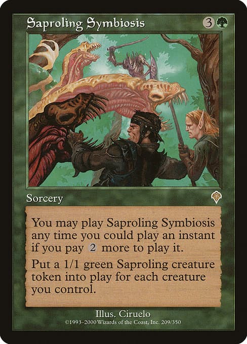 Saproling Symbiosis from Invasion (Rare)