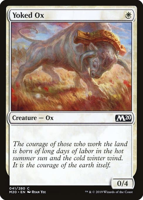 Yoked Ox from Core Set 2020 (Common)