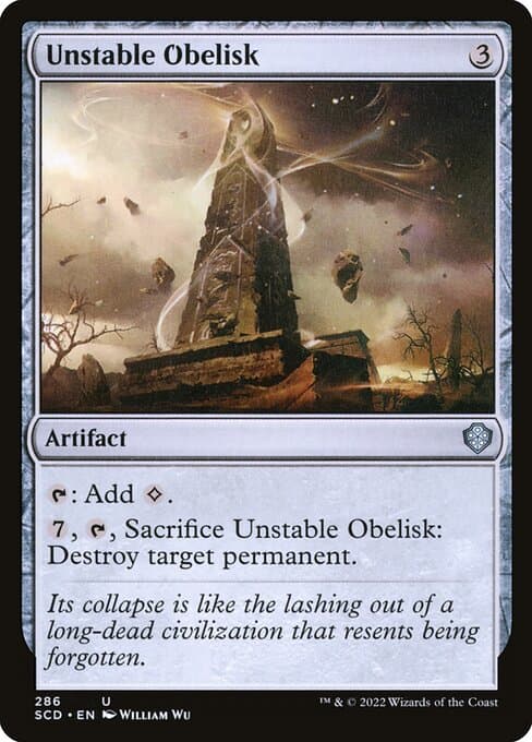 Unstable Obelisk from Starter Commander Decks (Uncommon)