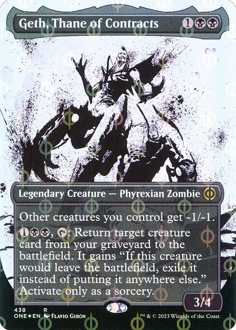Geth, Thane of Contracts from Phyrexia: All Will Be One (Rare)
