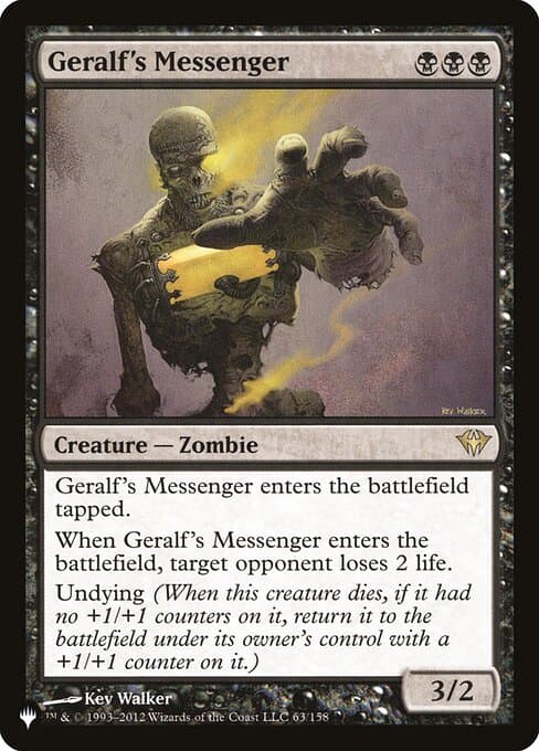 Geralf's Messenger from The List (Rare)
