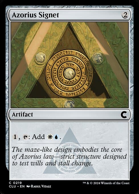 Azorius Signet from Ravnica: Clue Edition (Common)