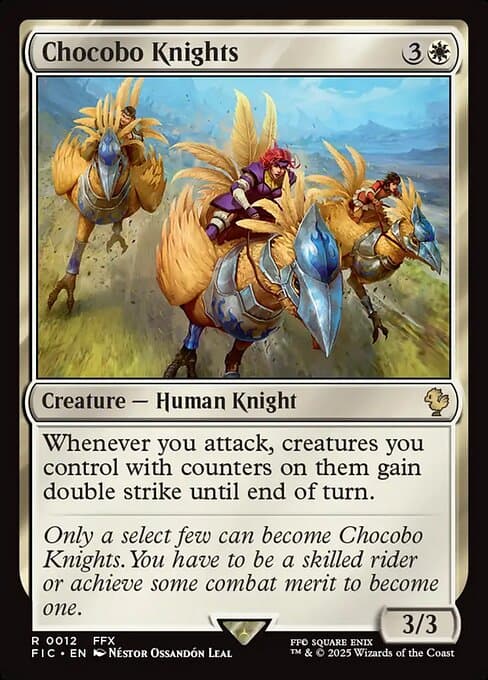 Chocobo Knights from Final Fantasy Commander (Rare)