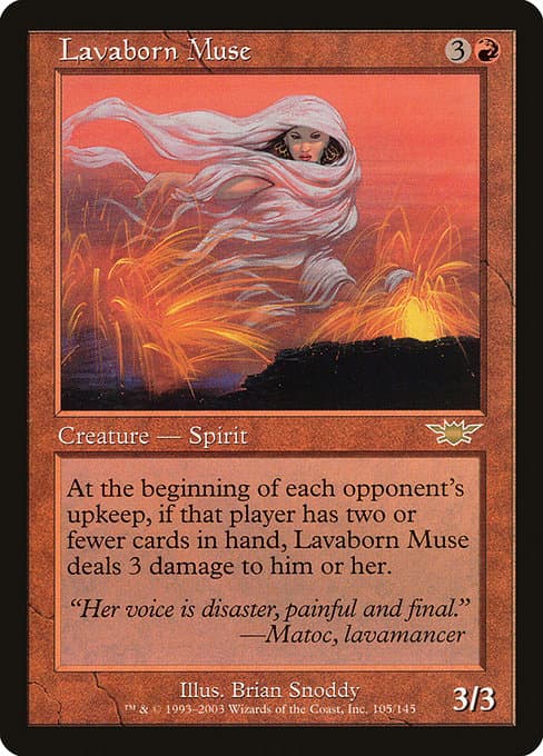 Lavaborn Muse from Legions (Rare)