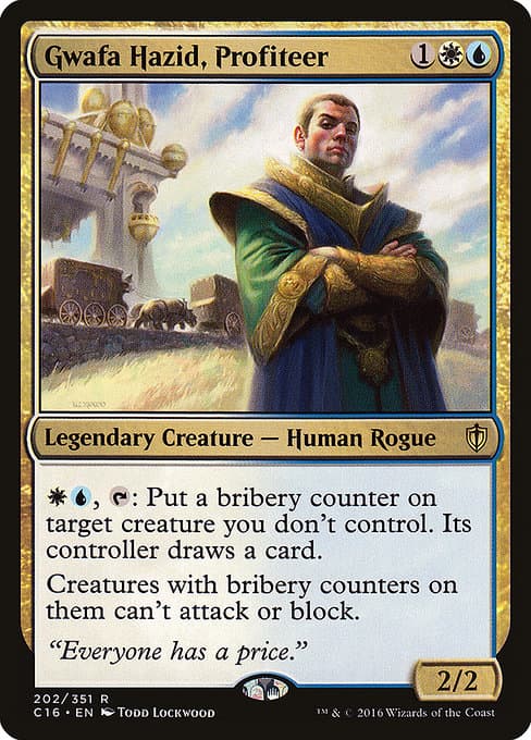 Gwafa Hazid, Profiteer from Commander 2016 (Rare)