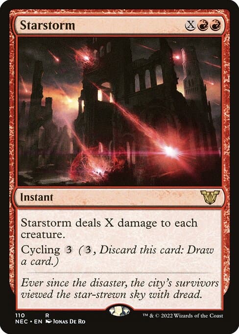 Starstorm from Neon Dynasty Commander (Rare)