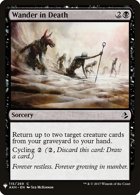 Wander in Death from The List (Common)