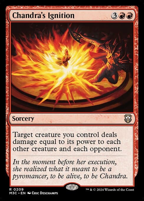 Chandra's Ignition from Modern Horizons 3 Commander (Rare)
