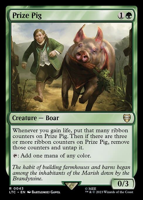 Prize Pig from Tales of Middle-earth Commander (Rare)