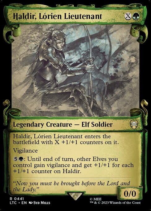 Haldir, Lórien Lieutenant from Tales of Middle-earth Commander (Rare)