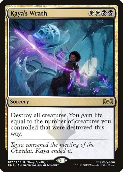 Kaya's Wrath from Ravnica Allegiance (Rare)