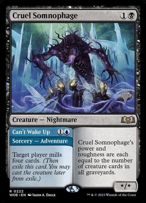 Cruel Somnophage // Can't Wake Up from Wilds of Eldraine Promos (Rare)