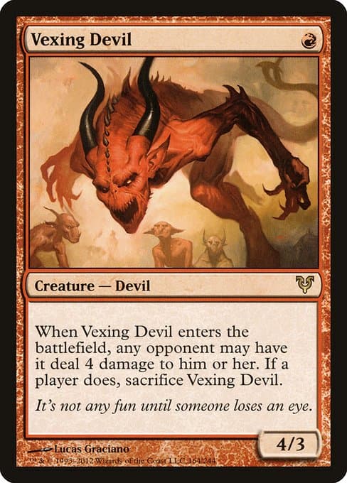 Vexing Devil from Avacyn Restored (Rare)